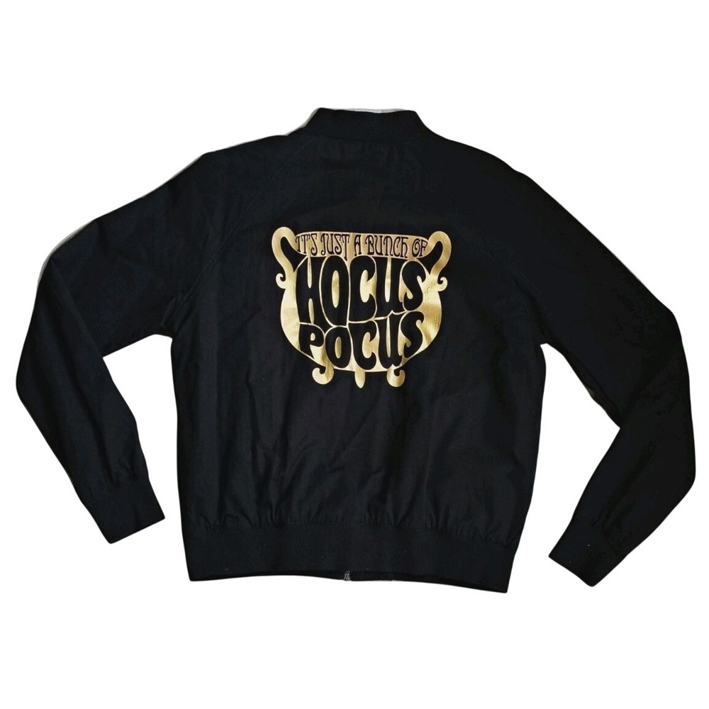 Disney Hocus Pocus Bomber Jacket Black It's Just a Bunch of Hocus Pocus XS